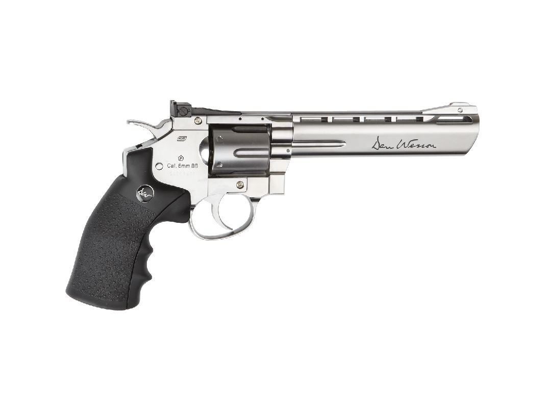 ASG Dan Wesson 6" Silverver CO2 Handgun - Silverver/chrome