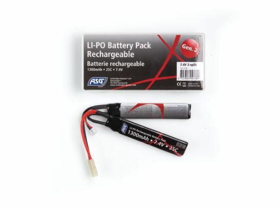 STRIKE Battery, 7,4V 1300 mAh, LI-PO, sticks