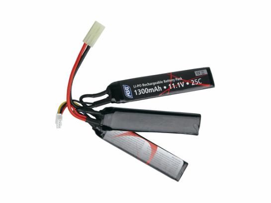 STRIKE Battery, 11,1V 1300 mAh, LI-PO, sticks