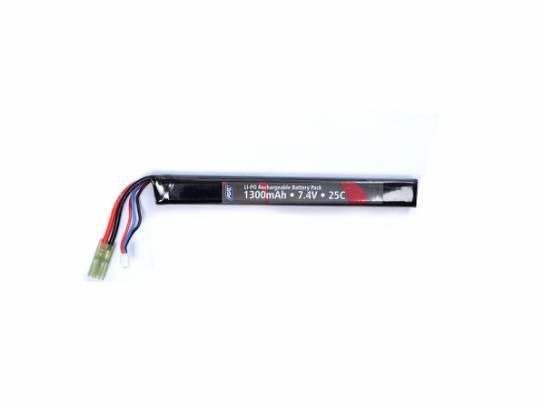 STRIKE Battery, 7,4V 1300 mAh, LI-PO, single stick