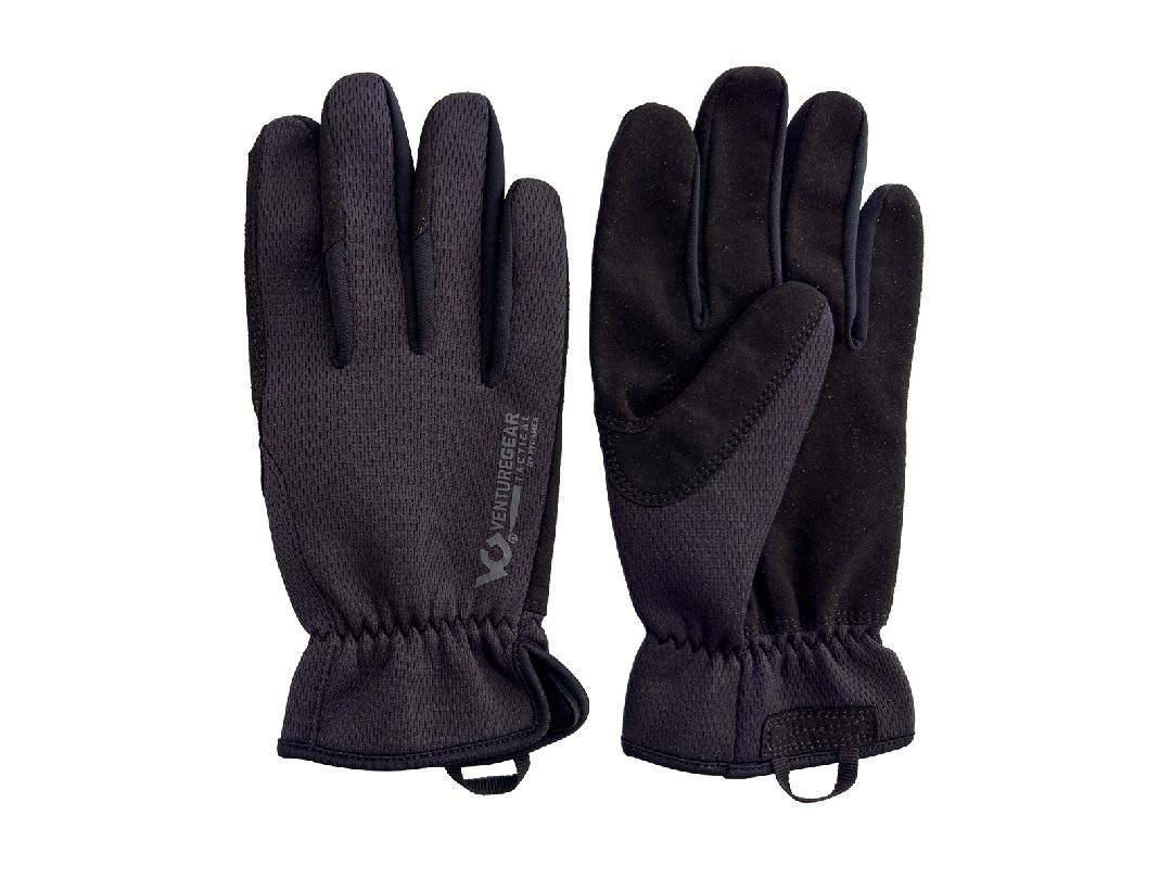 Pyramex Gloves, Venture Gear, Medium Duty, Size S, Black