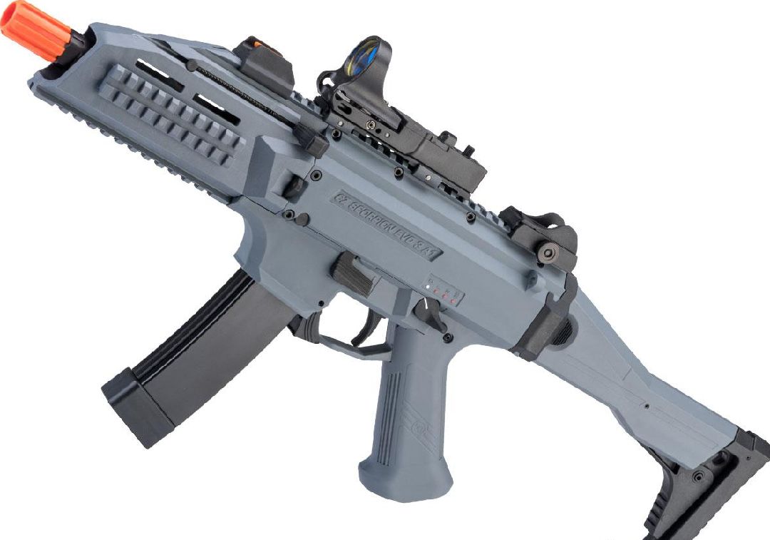 ASG CZ Scorpion EVO 3 A1 AEG Submachine Gun - Battleship Grey