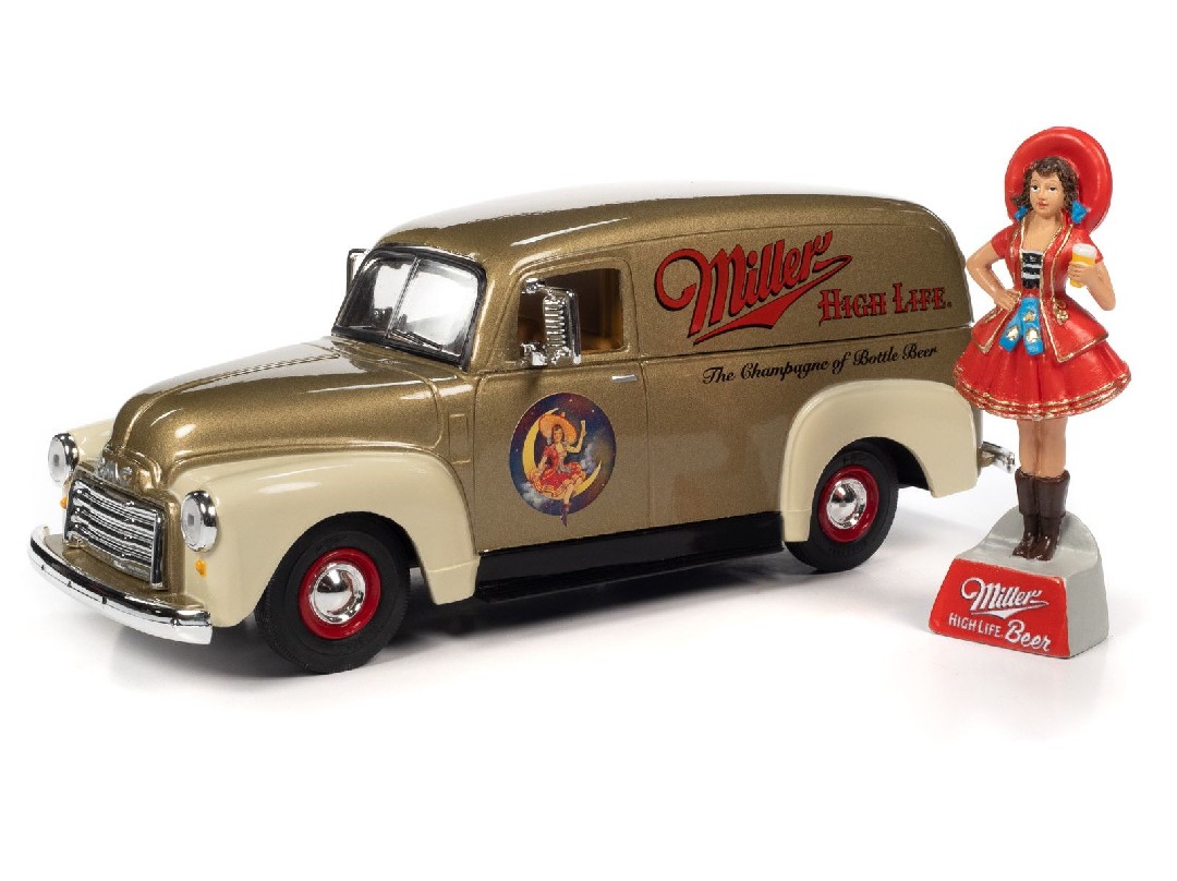 Auto World 1/25 1951 GMC Delivery Truck Miller High Life