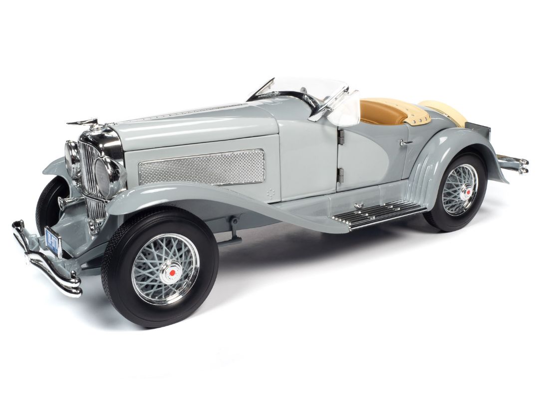 Auto World 1/18 1935 Duesenberg SSJ - Light Gray & Dark Gray