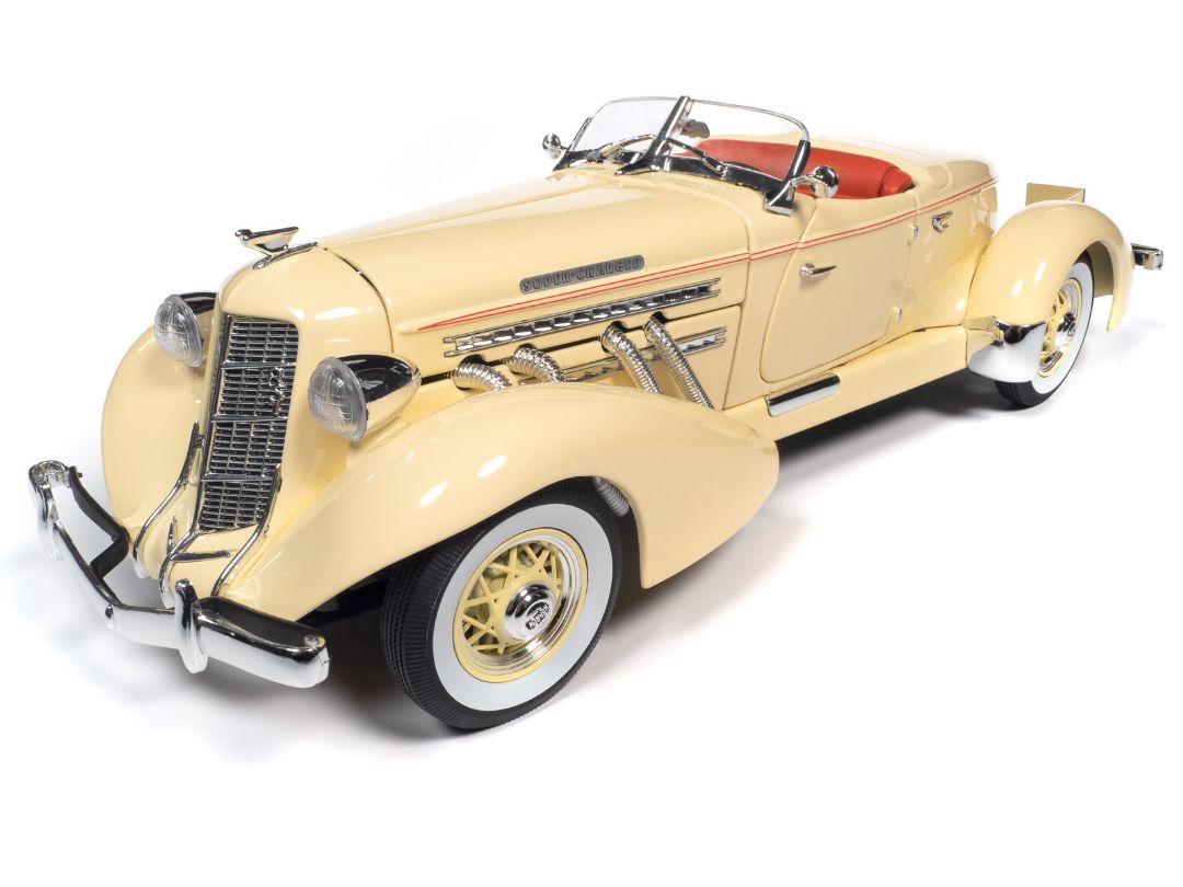 Auto World 1/18 1935 Auburn 851 Speedster - Cream OR White