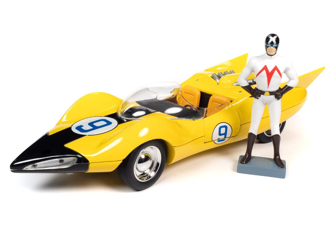 Auto World 1/18 Speed Racer Shooting Star with Racer X Figure