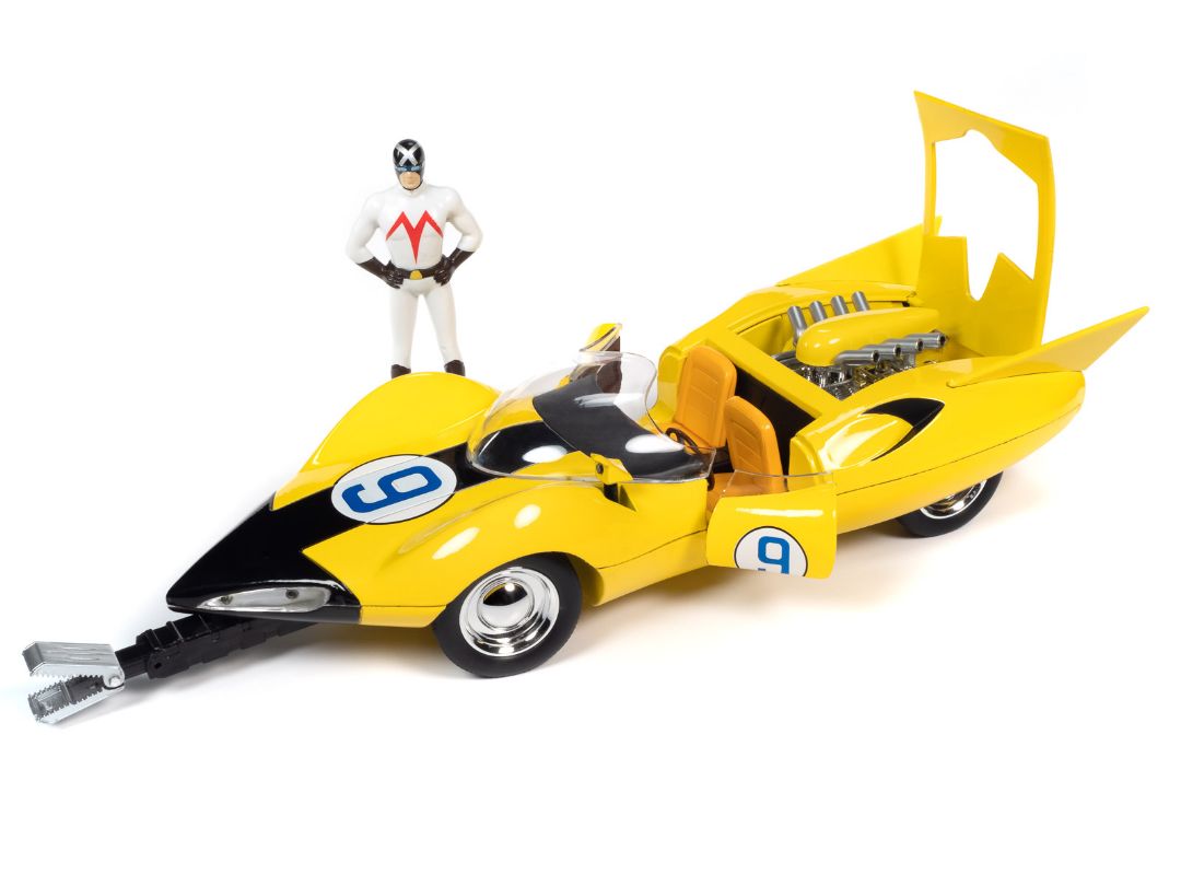 Auto World 1/18 Speed Racer Shooting Star with Racer X Figure