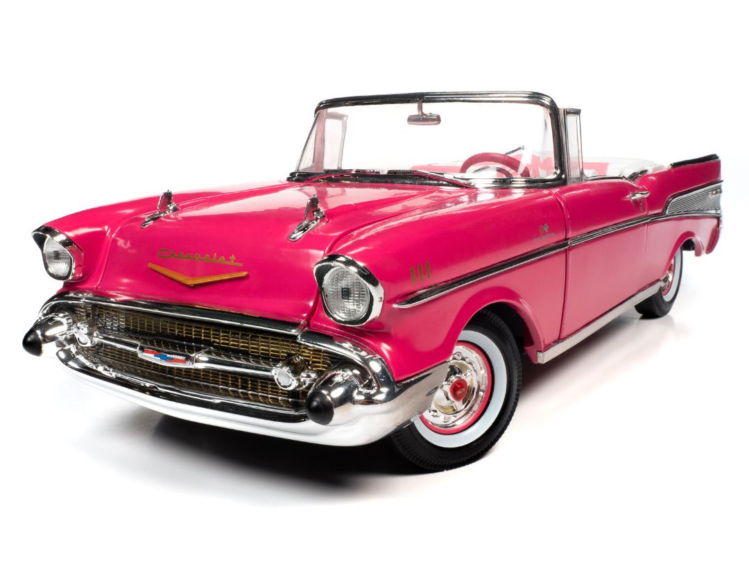 Auto World 1/18 Barbie 1957 Chevy Convertible - Pink