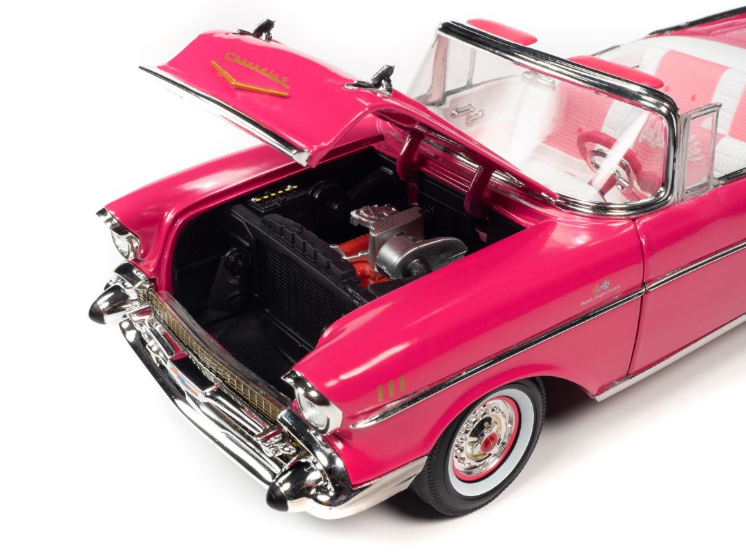 Auto World 1/18 Barbie 1957 Chevy Convertible - Pink