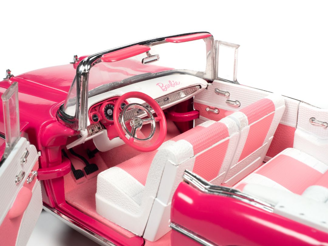 Auto World 1/18 Barbie 1957 Chevy Convertible - Pink