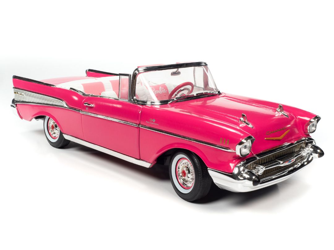 Auto World 1/18 Barbie 1957 Chevy Convertible - Pink