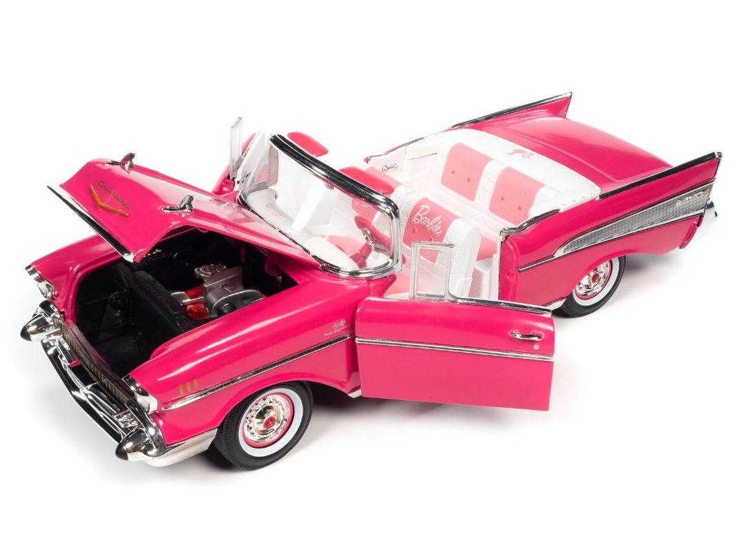 Auto World 1/18 Barbie 1957 Chevy Convertible - Pink