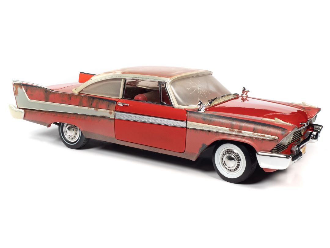 Auto World 1/18 Christine 1958 Plymouth Fury Partially Restored