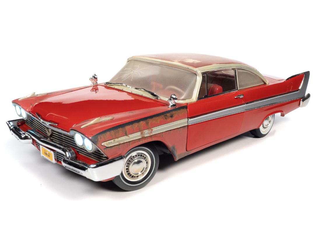 Auto World 1/18 Christine 1958 Plymouth Fury Partially Restored