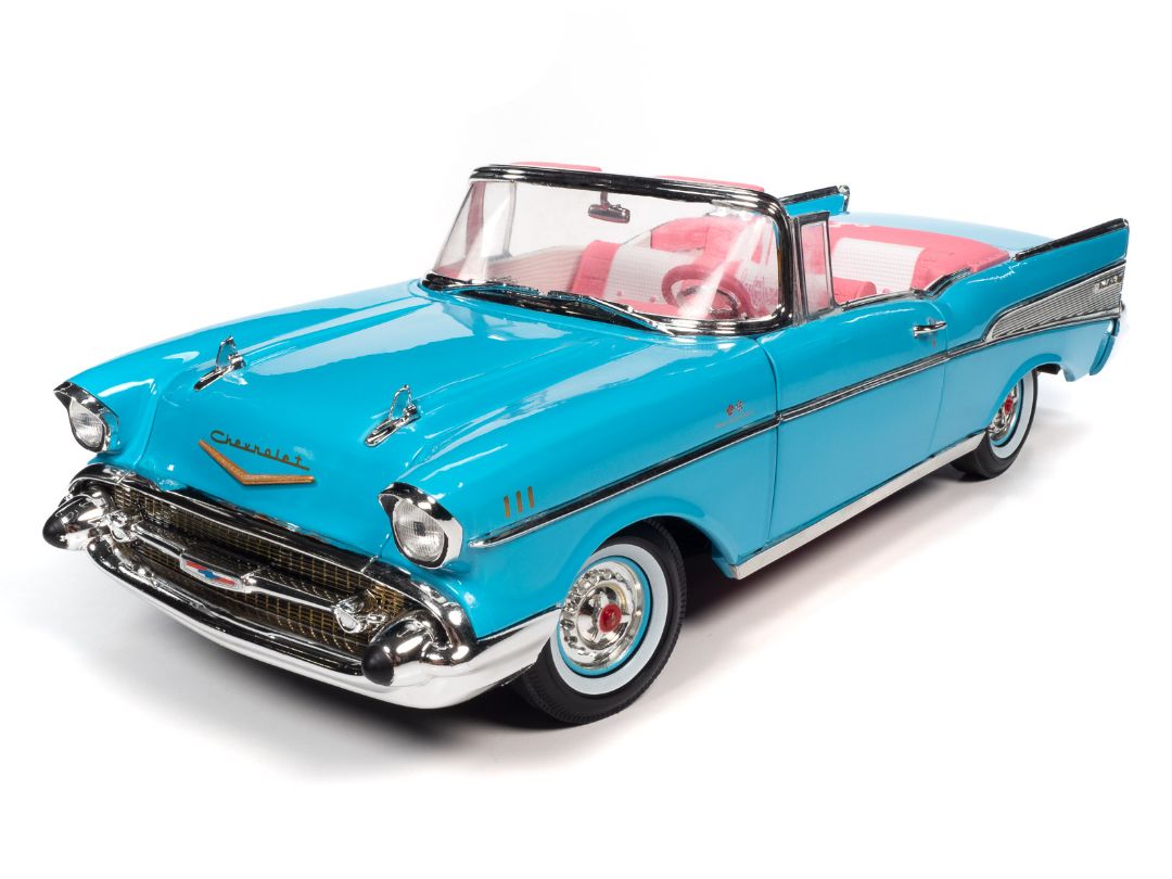 Auto World 1/18 Barbie 1957 Chevy Bel Air - Aqua Blue