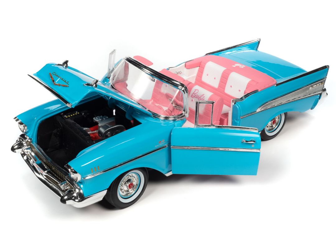 Auto World 1/18 Barbie 1957 Chevy Bel Air - Aqua Blue