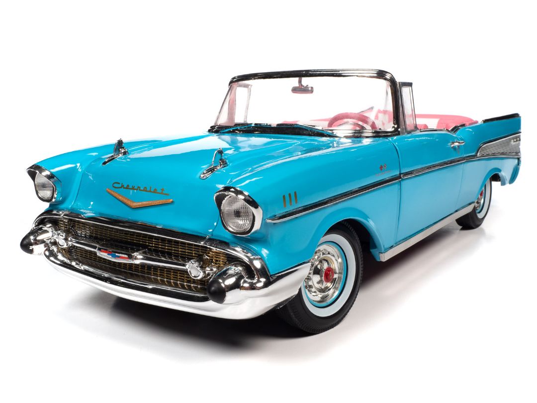 Auto World 1/18 Barbie 1957 Chevy Bel Air - Aqua Blue