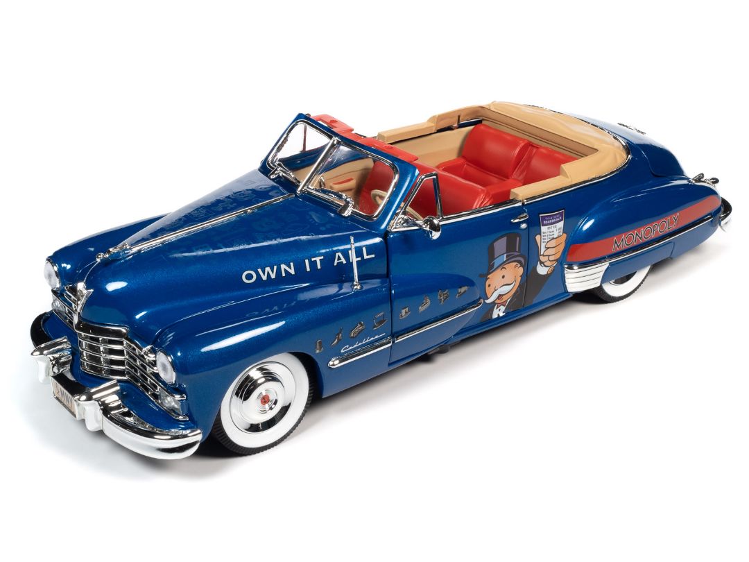 Auto World 1/18 Monopoly 1947 Cadillac Convertible with Figure