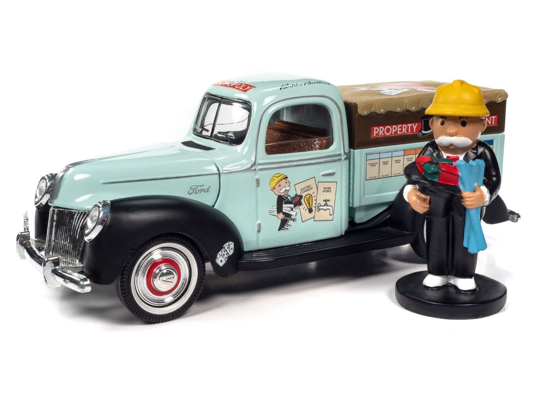 Auto World 1/18 Monopoly 1940 Ford Property Management Truck