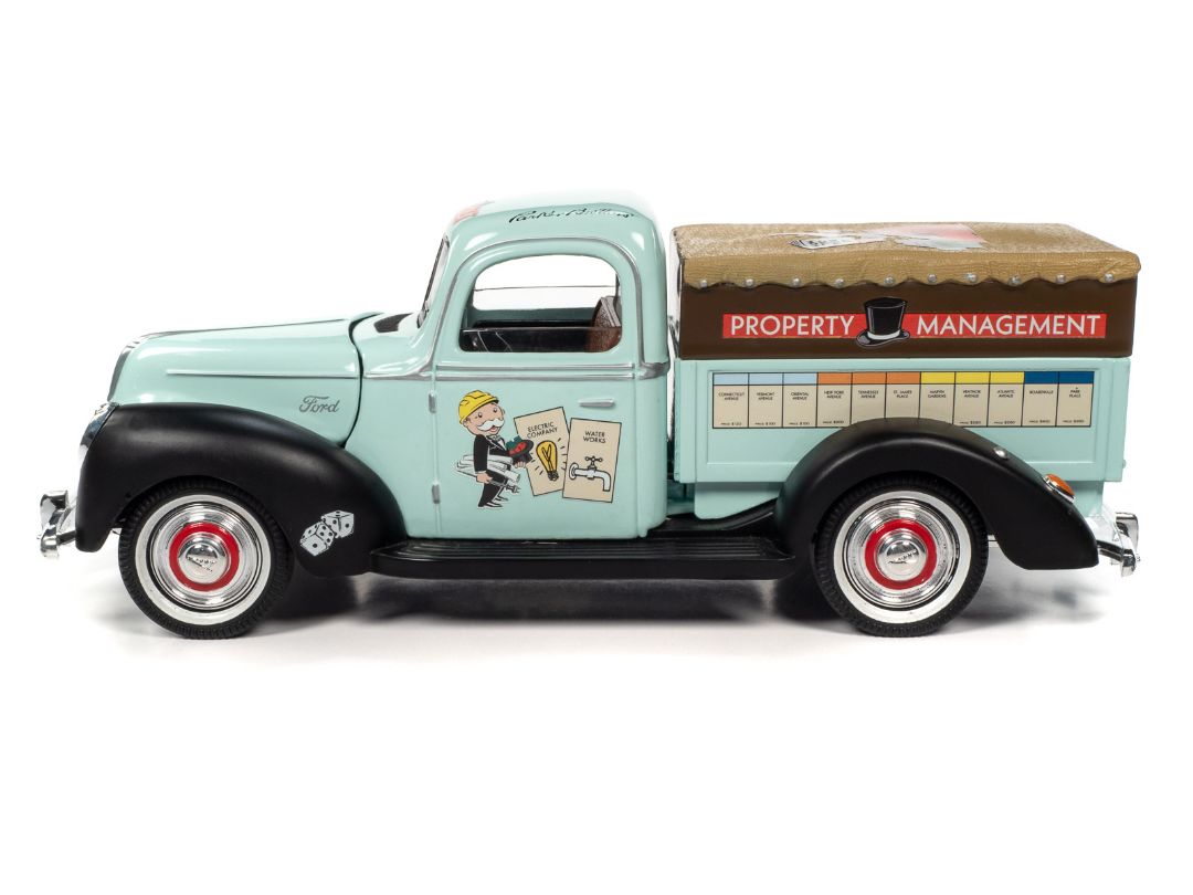 Auto World 1/18 Monopoly 1940 Ford Property Management Truck