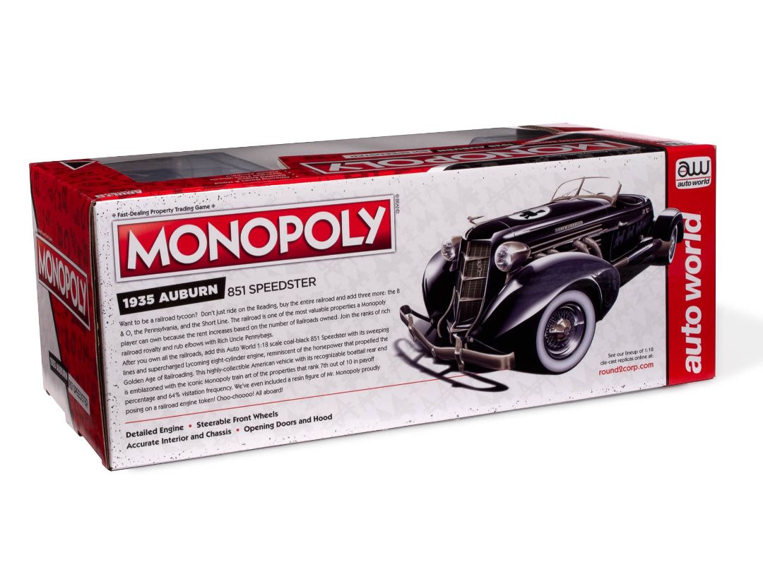 Auto World 1/18 1935 Auburn 851 Speedster Monopoly