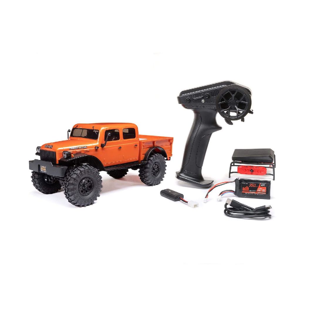 Axial 1/24 SCX24 1940s 4 Door Dodge Power Wagon 4x4 RTR - Orange  Axial 1/24 SCX24 1940s 4 Door Dodge Power Wagon 4x4 RTR - Orange