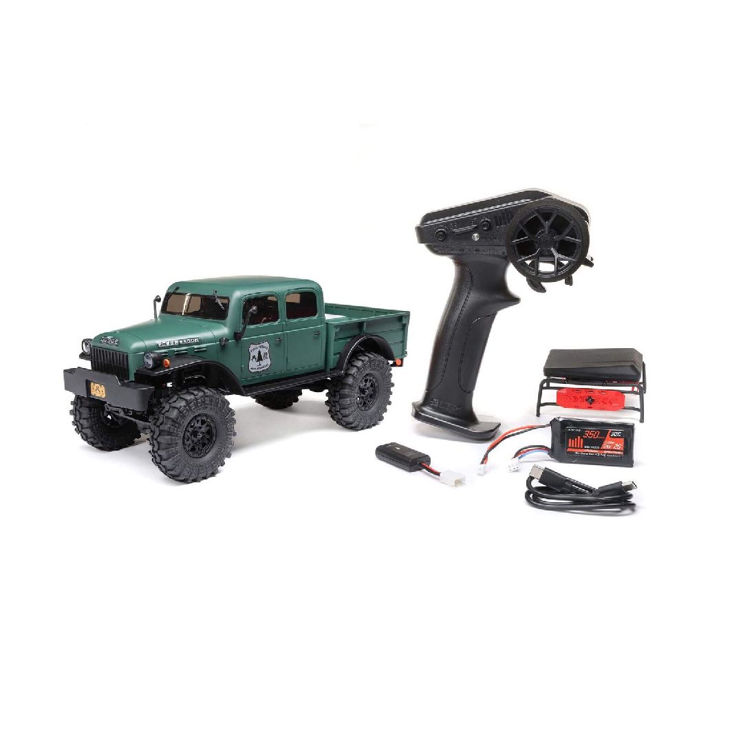 Axial 1/24 SCX24 1940's 4 Door Dodge Power Wagon 4x4 RTR - Green  Axial 1/24 SCX24 1940's 4 Door Dodge Power Wagon 4x4 RTR - Green