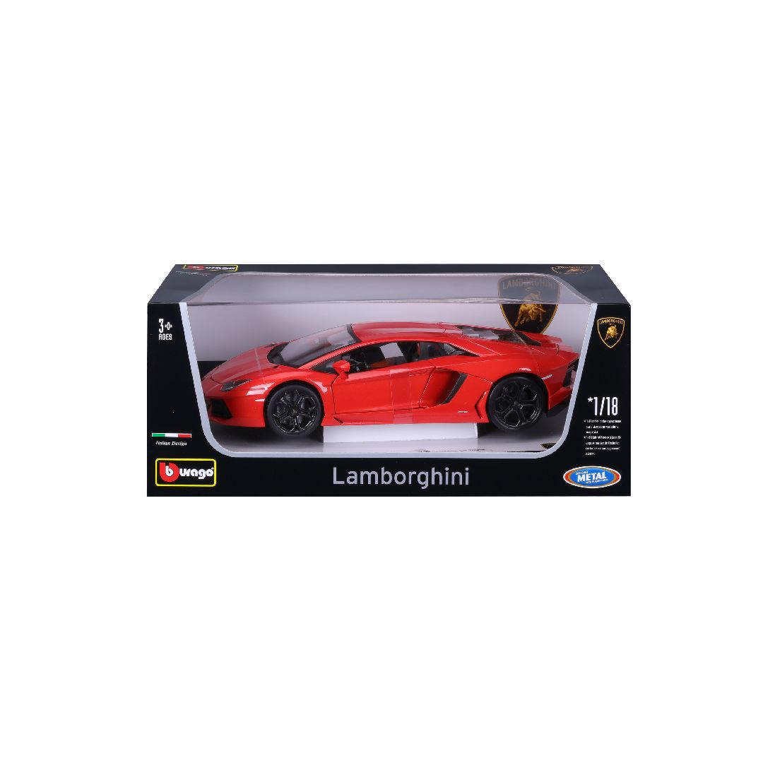 Bburago 1/18 Lamborghini Aventador LP 700-4 (Metallic Orange)