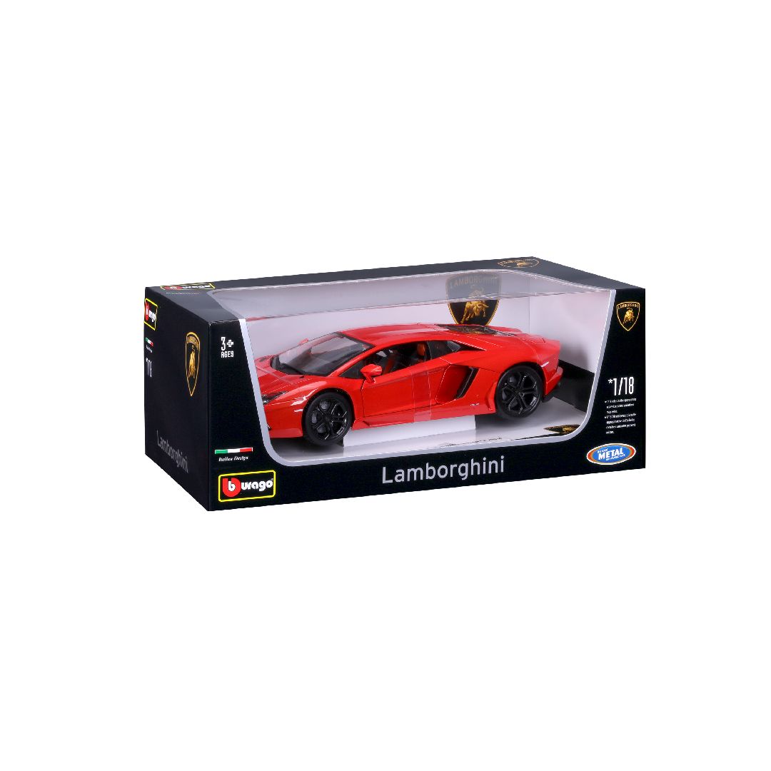 Bburago 1/18 Lamborghini Aventador LP 700-4 (Metallic Orange)