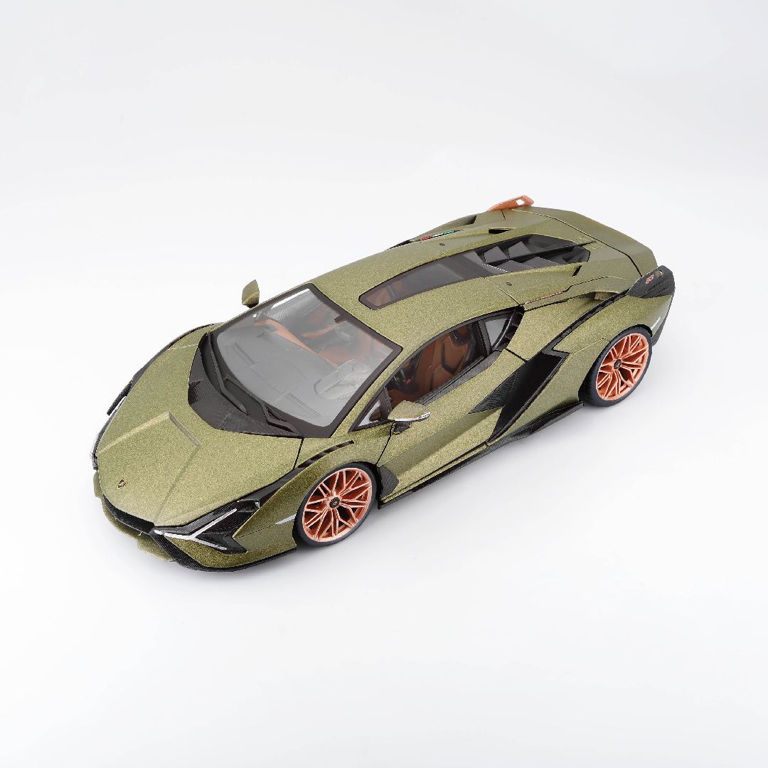 Bburago 1/18 Lamborghini Sián FKP37 (Metallic Matte Green)