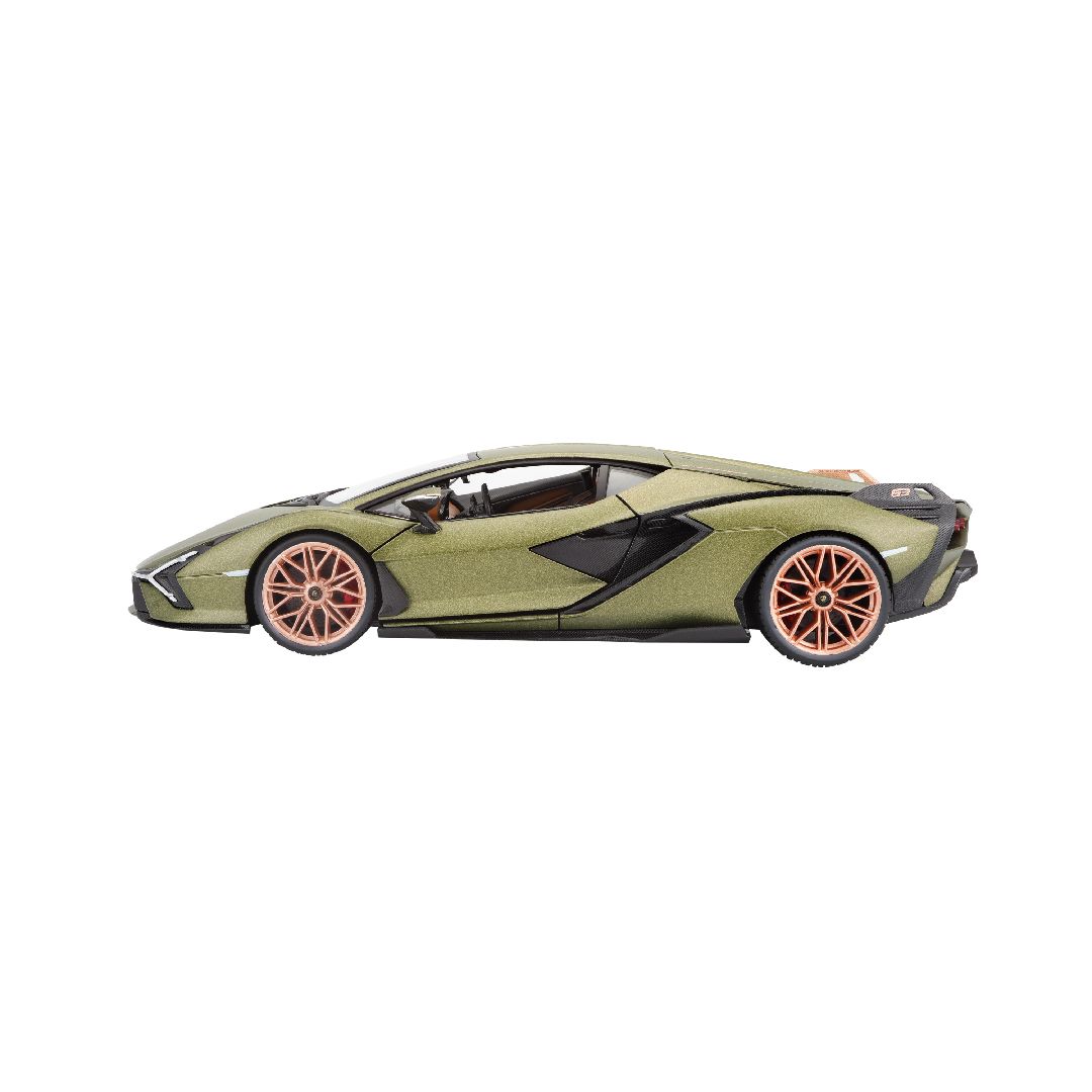 Bburago 1/18 Lamborghini Sián FKP37 (Metallic Matte Green)