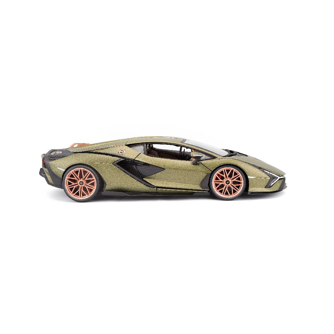 Bburago 1/18 Lamborghini Sián FKP37 (Metallic Matte Green)