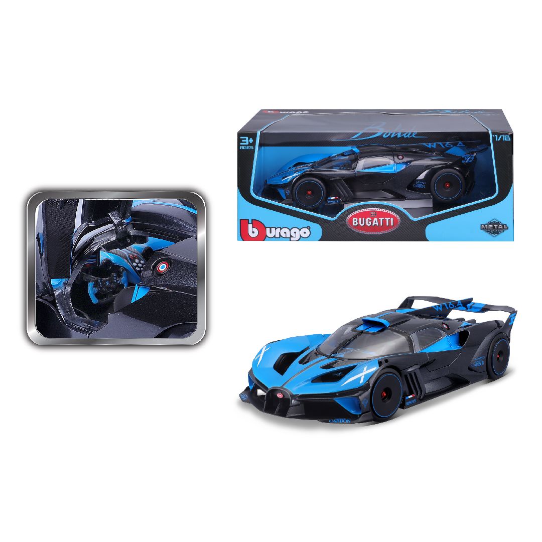 Bburago 1/18 Bugatti Bolide (Blue)