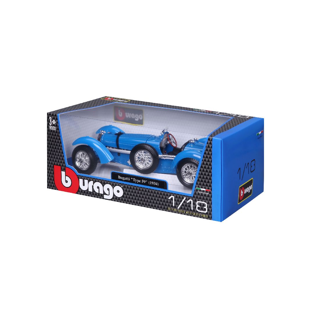 Bburago 1/18 Bugatti Type 59 (Blue)