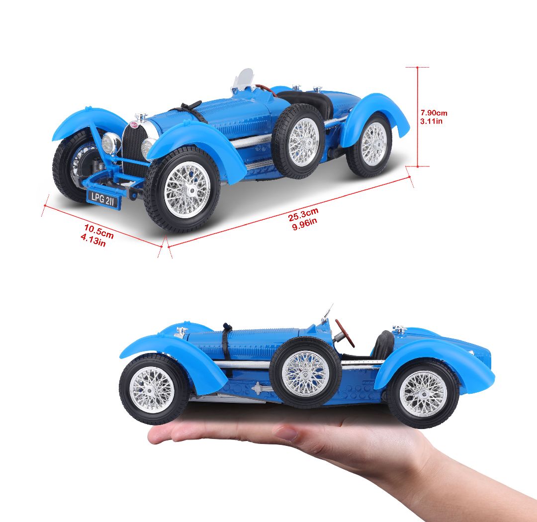 Bburago 1/18 Bugatti Type 59 (Blue)