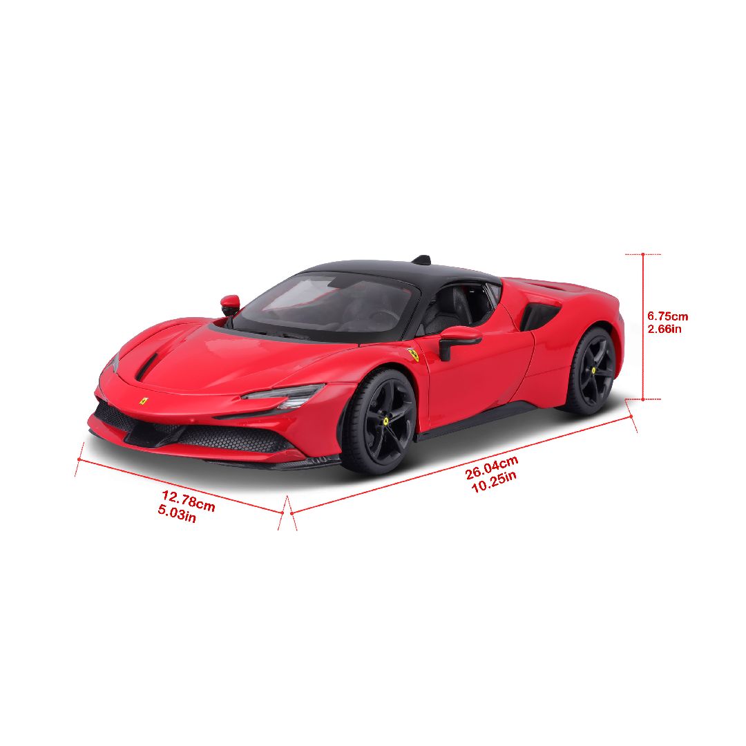 Bburago 1/18 R&P Ferrari SF90 Stradale (Red)