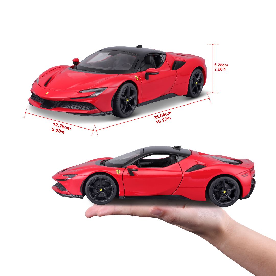 Bburago 1/18 R&P Ferrari SF90 Stradale (Red)