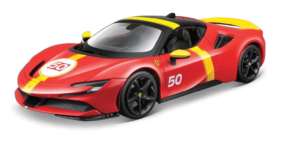 Bburago 1/18 R&P Ferrari SF90 Stradale Assetto Fiorano (Red)