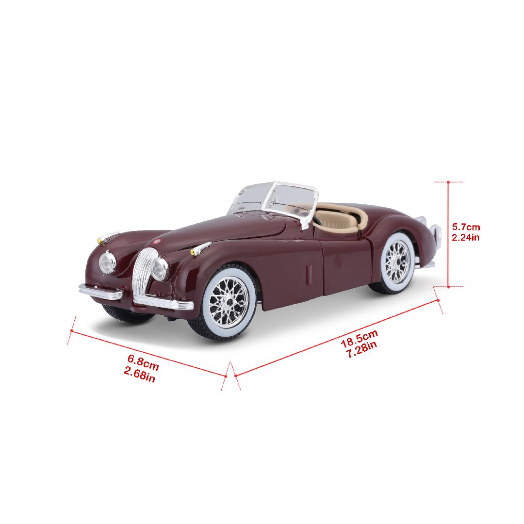 Bburago 1/24 Jaguar XK 120 Roadster (1951) (Red)