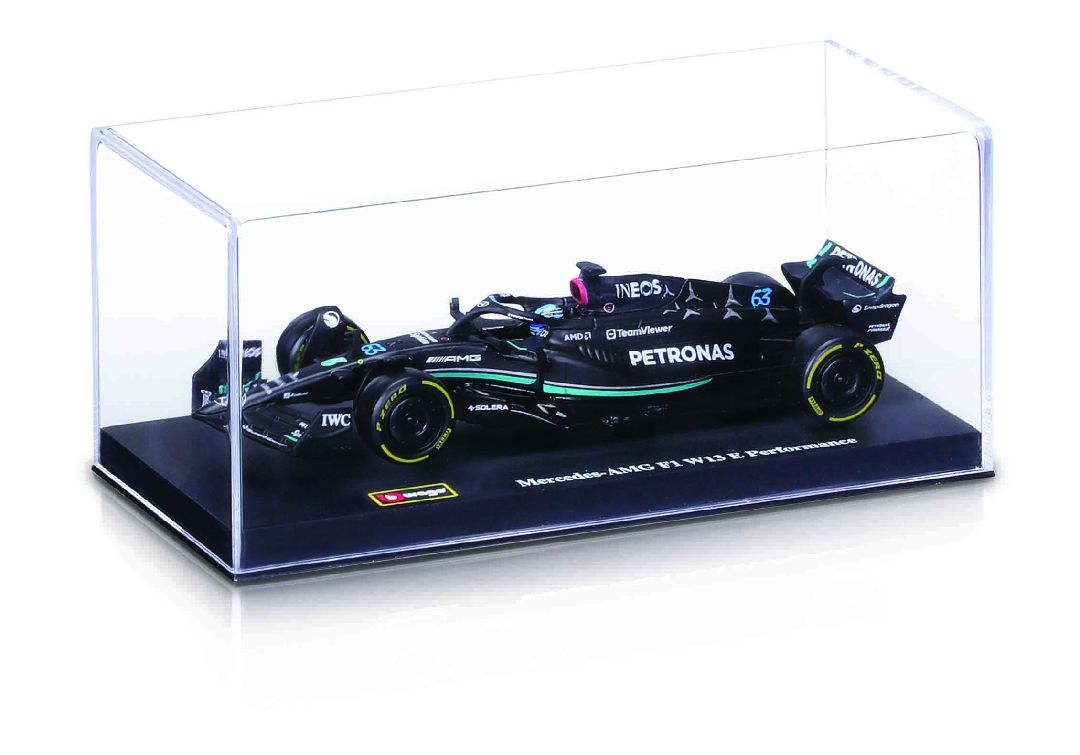 Bburago 1/43 Mercedes-AMG W14 (2023) w/ driver (Hamilton #44)