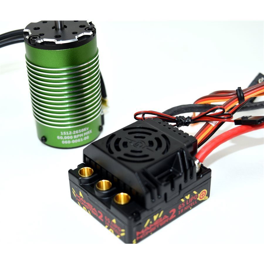 Castle Creations Monster 2 1/8th 25V ESC, w/2650KV V2 - Click Image to Close