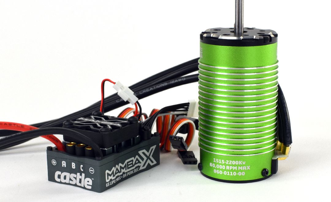 Castle Creations Mamba X, Sensored, 25.2V WP w/1515-2200KV V2 Sensored Combo