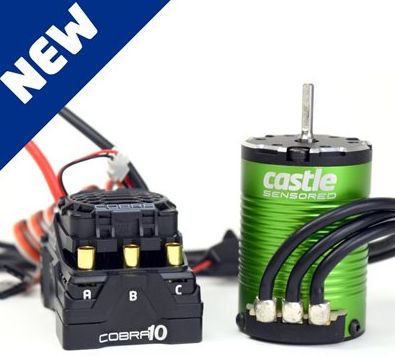 Castle Creations Cobra 10 6S Max, 8A BEC w/1406-4600KV - Click Image to Close