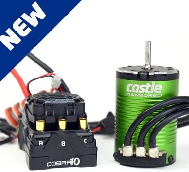 Castle Creations Cobra 10 6S Max, 25.2V Max, 8A PEAK BEC w/1406-5700KV Sensored Motor