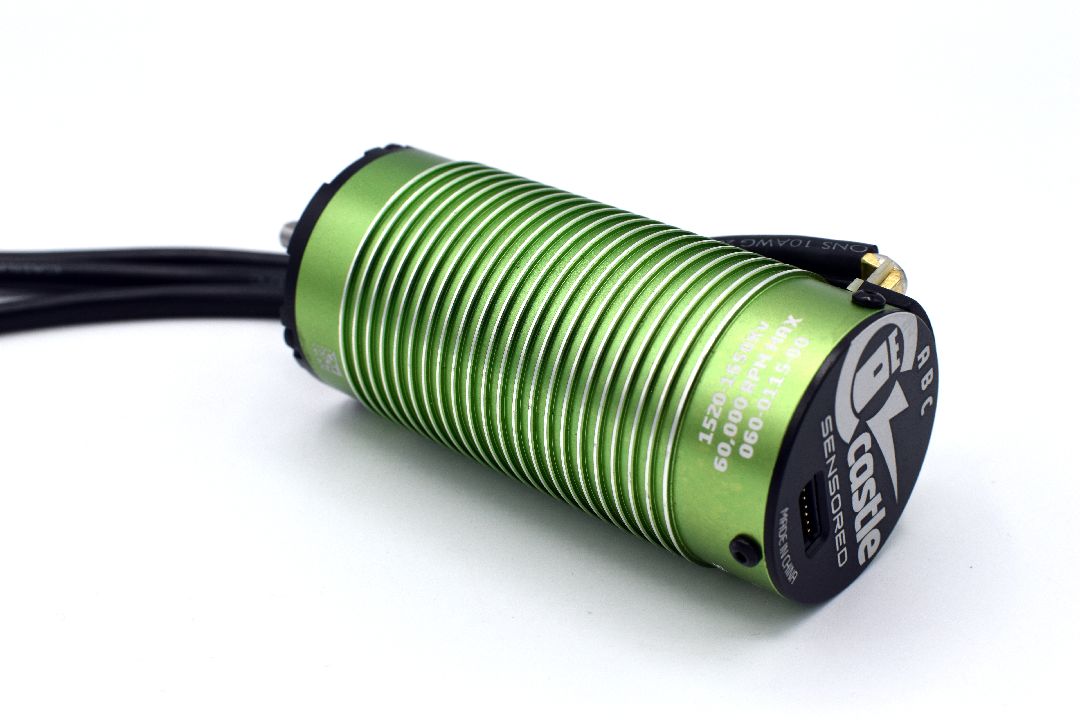 Castle Creations Motor, 4-Pole Sensored Brushless 1520-1650KV V2