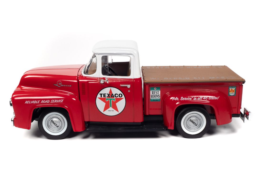 Auto World 1/24 Texaco 1956 F100 Service Station Shop Truck #39