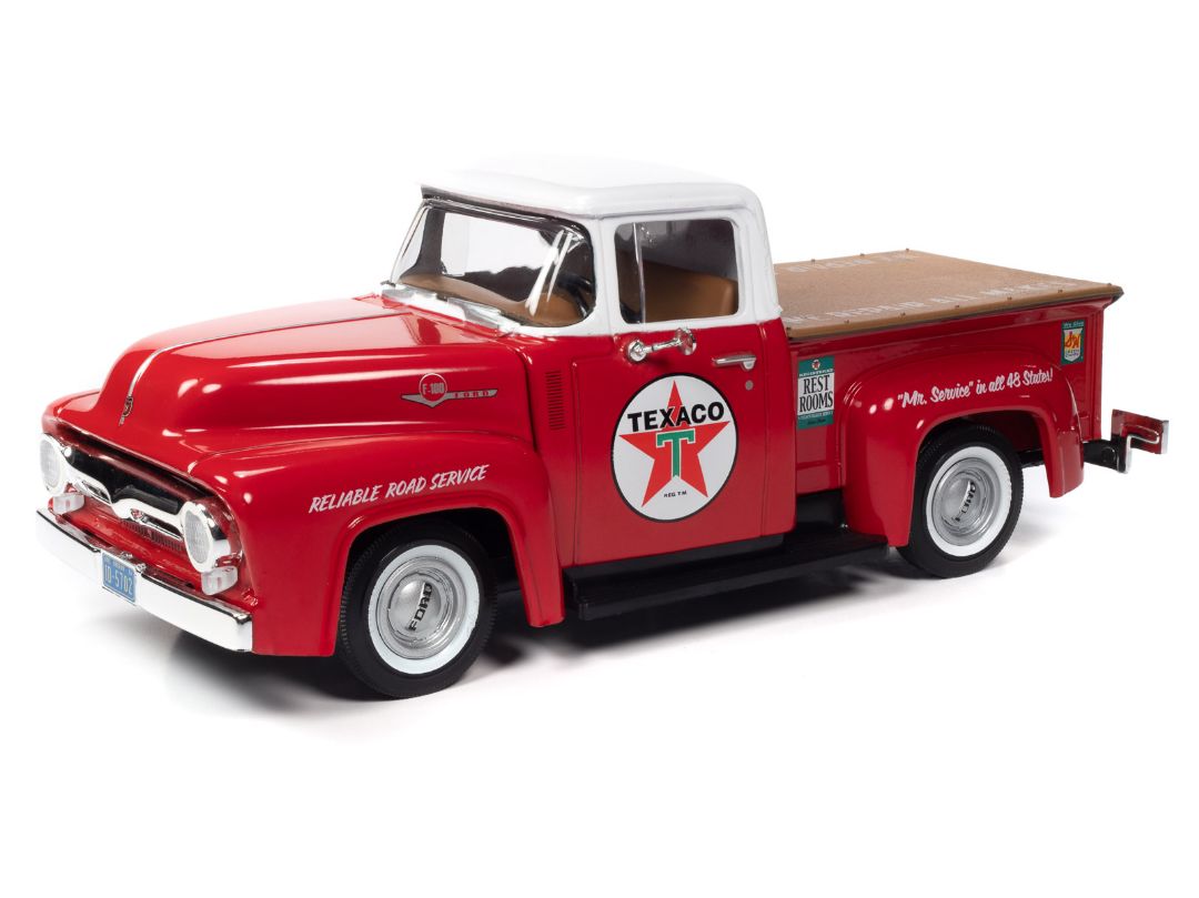 Auto World 1/24 Texaco 1956 F100 Service Station Shop Truck #39