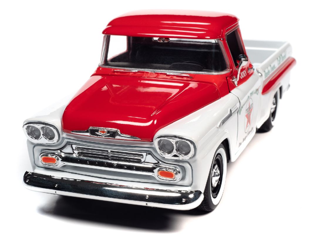 Auto World 1/24 Texaco 1958 Chevy Apache Fleetside PU (#40)