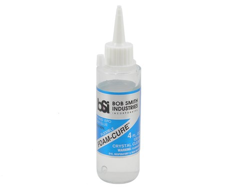 Damaged Box- Bob Smith Industries Foam-Cure Foam Safe Glue (4oz)