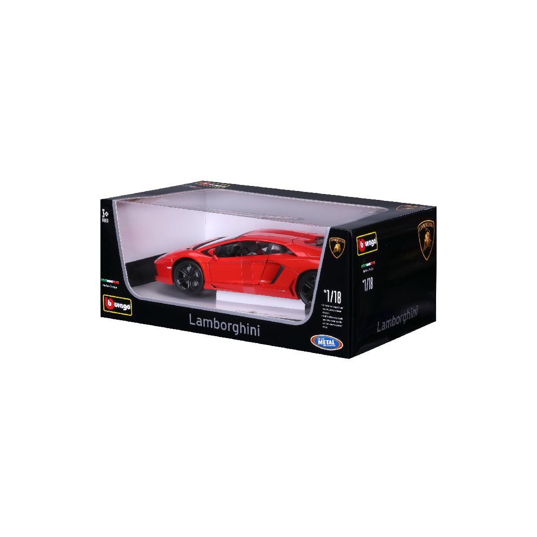 Damaged Box - Bburago 1/18 Aventador LP 700-4 (Metallic Orange)